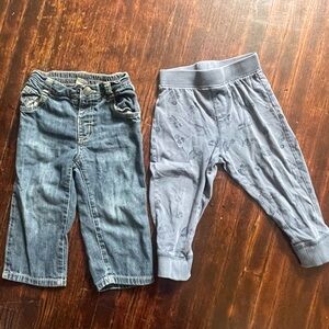 Boys size 18-24 month cotton pants set